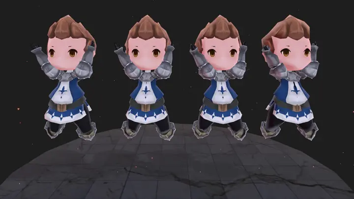 Low-poly character optimization