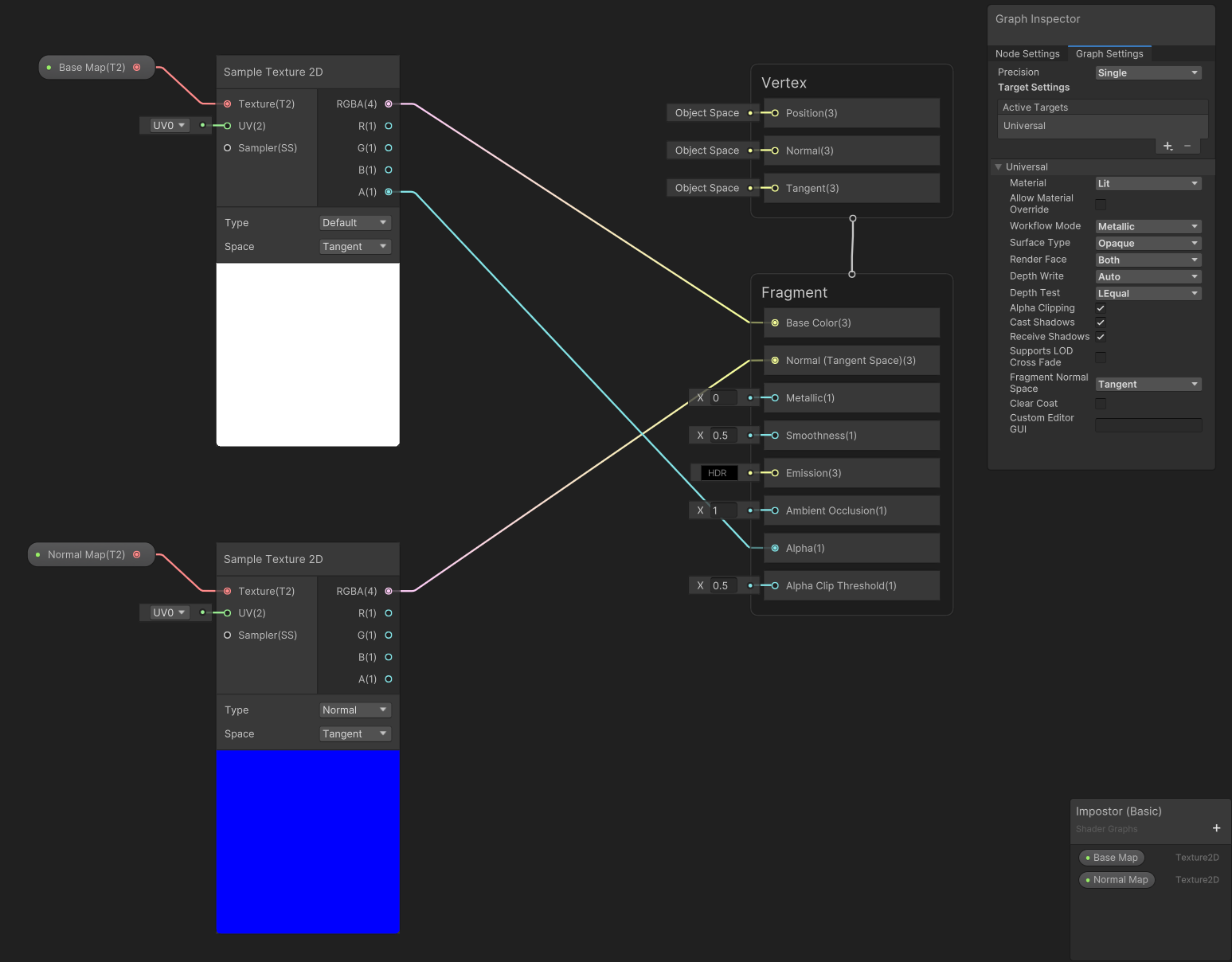 Basic shader graph