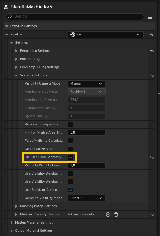 Cull Occluded Geometry enabled