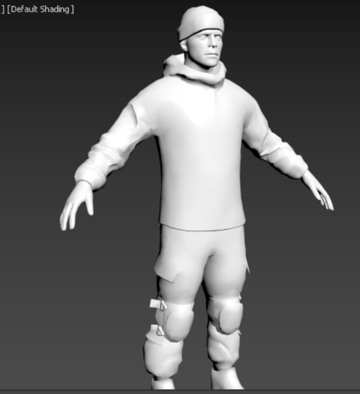 Male human game character.